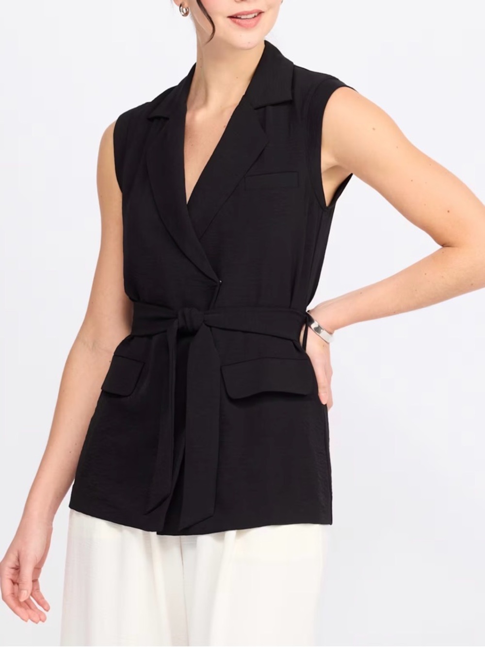MONTGOMERY POST Annie Airette Suit Vest - M